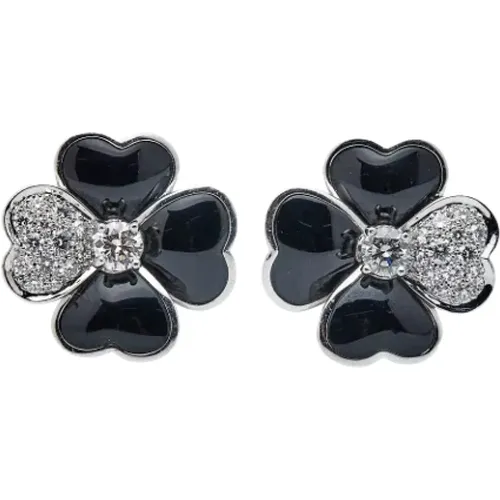 Pre-owned Fabric earrings , female, Sizes: ONE SIZE - Van Cleef & Arpels Pre-owned - Modalova