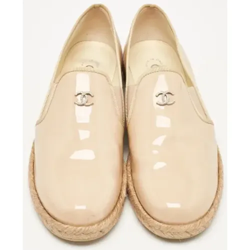 Pre-owned Fabric espadrilles , female, Sizes: 6 1/2 UK - Chanel Vintage - Modalova