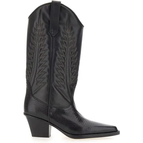 Leather Boots , female, Sizes: 3 1/2 UK, 5 UK - Paris Texas - Modalova