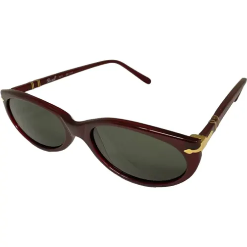 Vintage Burgund Sonnenbrille Mod. 317 , Damen, Größe: ONE Size - Persol - Modalova