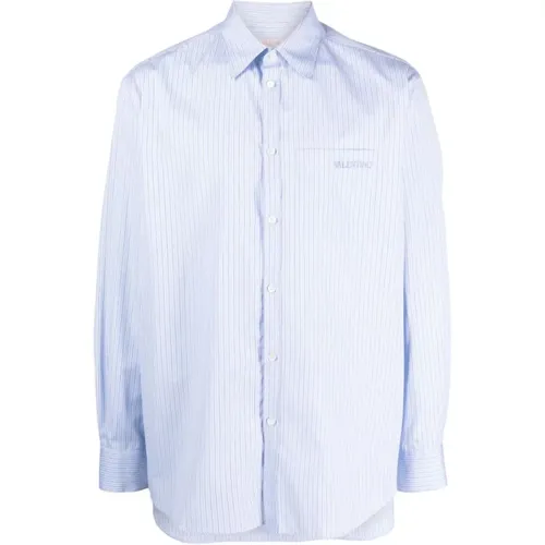 Hemden in klarem Blau , Herren, Größe: XL - Valentino Garavani - Modalova