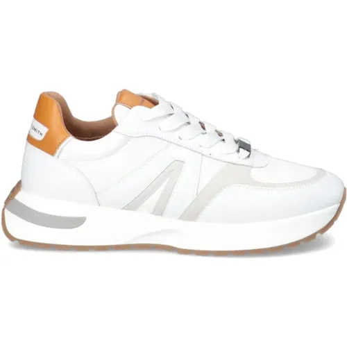 Sneakers - Weiß/Gelb - Herbst/Winter 2023/2024 , Herren, Größe: 40 EU - Alexander Smith - Modalova