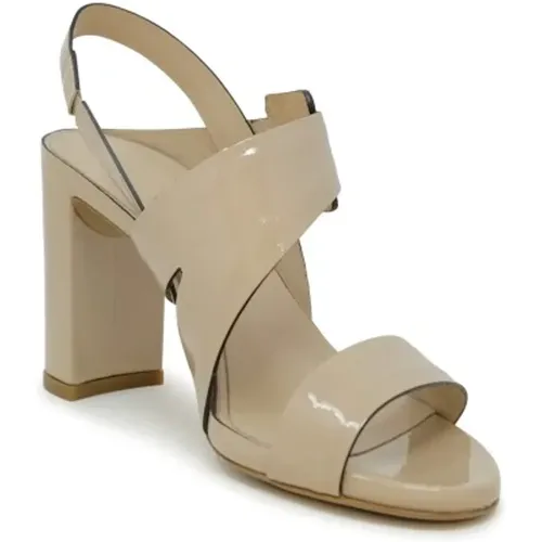 Patent Leather Sandals Ss24 , female, Sizes: 4 UK, 5 UK, 7 UK, 3 UK, 2 UK, 5 1/2 UK - DEL Carlo - Modalova