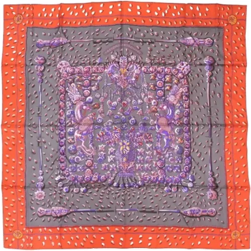 Pre-owned Silk scarves , female, Sizes: ONE SIZE - Hermès Vintage - Modalova