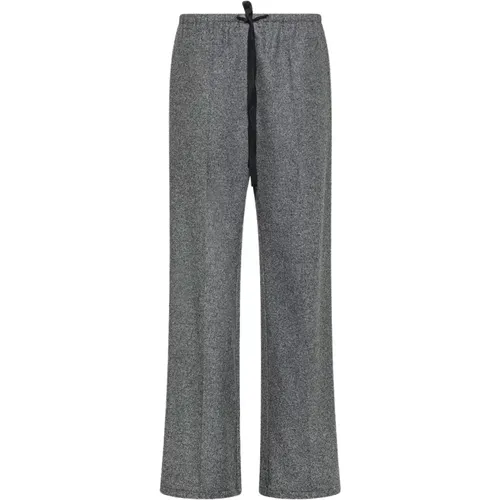 Wool Wide Leg Pants , female, Sizes: M, S - Forte Forte - Modalova