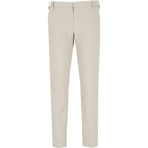 Cotton Blend Trousers Micropattern , male, Sizes: W36, W32, W33, W34, W38, W35 - Entre amis - Modalova
