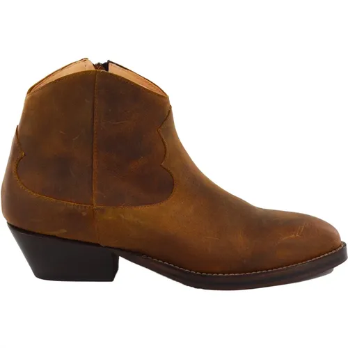 Western Style Leather Boots , female, Sizes: 8 UK, 3 UK, 6 UK, 4 UK, 7 UK - Douuod Woman - Modalova