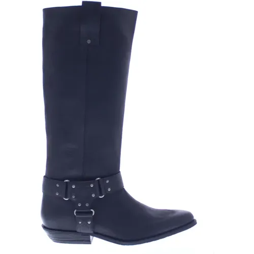 Vintage High Boot mit Einzigartigem Design , Damen, Größe: 40 EU - Bronx - Modalova