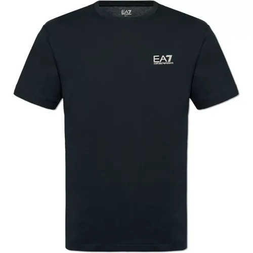 T-shirt with logo , male, Sizes: S, L, M, XL, 3XL - Emporio Armani EA7 - Modalova