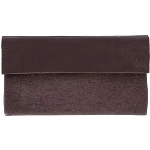 Pre-owned Leather clutches , female, Sizes: ONE SIZE - Marni Pre-owned - Modalova