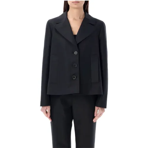 Pleated Back Jacket , female, Sizes: XS - Marni - Modalova