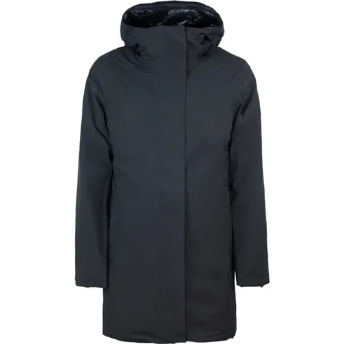 Schwarze Winterjacke , Damen, Größe: L - K-way - Modalova