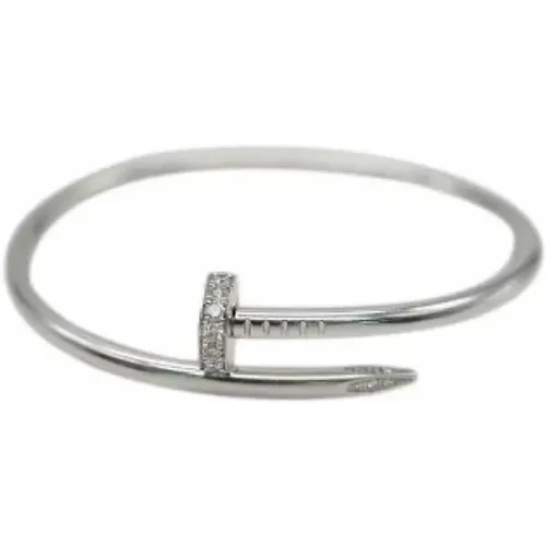 Pre-owned White Gold bracelets , female, Sizes: ONE SIZE - Cartier Vintage - Modalova