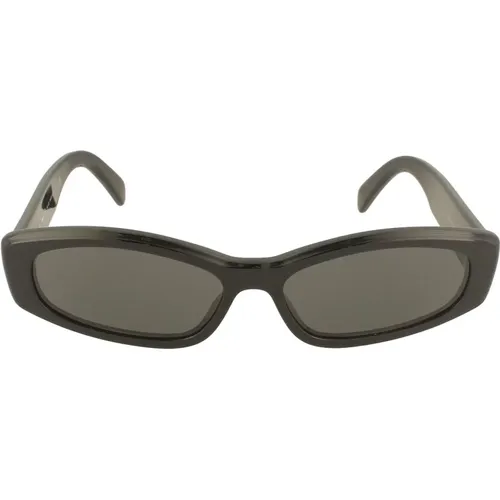 Stilvolle Rechteckige Sonnenbrille , Damen, Größe: 58 MM - Celine - Modalova