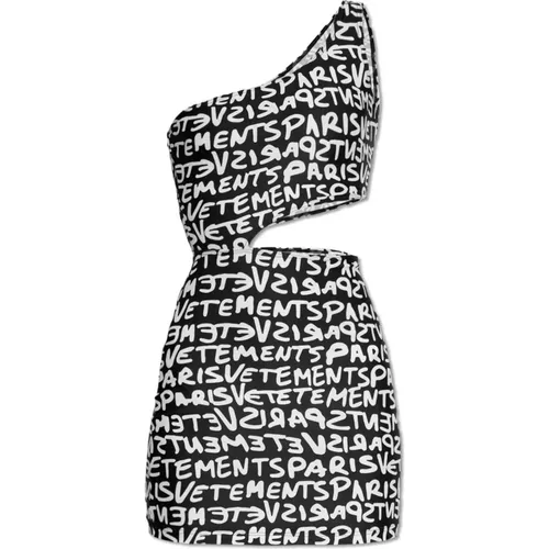 Kleid mit Logo Vetements - Vetements - Modalova