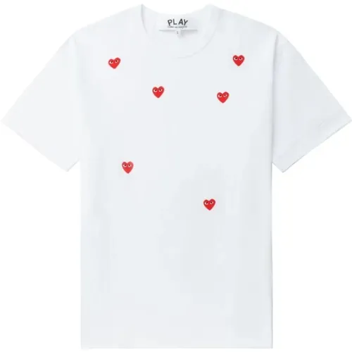 T-Shirts , Herren, Größe: M - Comme des Garçons Play - Modalova