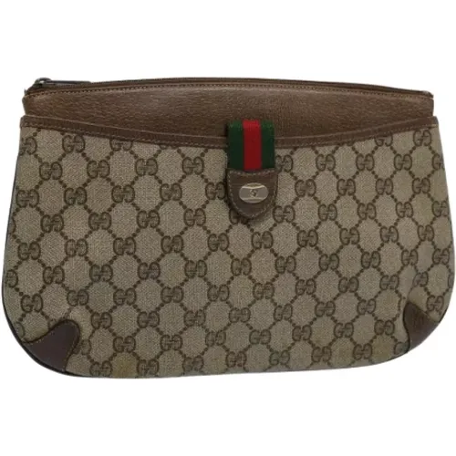 Pre-owned Canvas clutches , female, Sizes: ONE SIZE - Gucci Vintage - Modalova