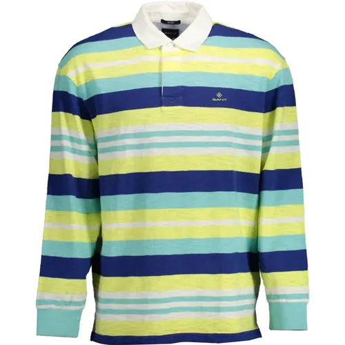 Gelbes Langarm-Poloshirt , Damen, Größe: L - Gant - Modalova
