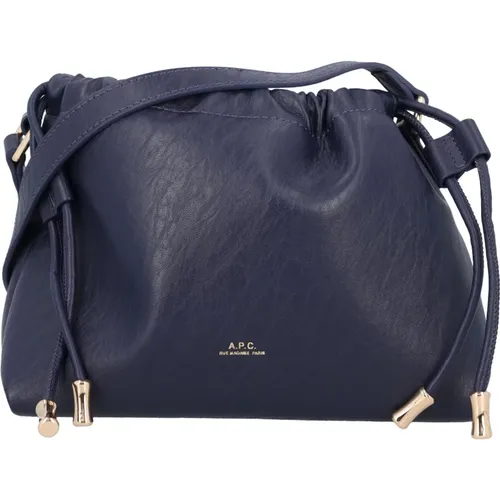 Womens Bags Handbag Marine Ss24 , female, Sizes: ONE SIZE - A.p.c. - Modalova