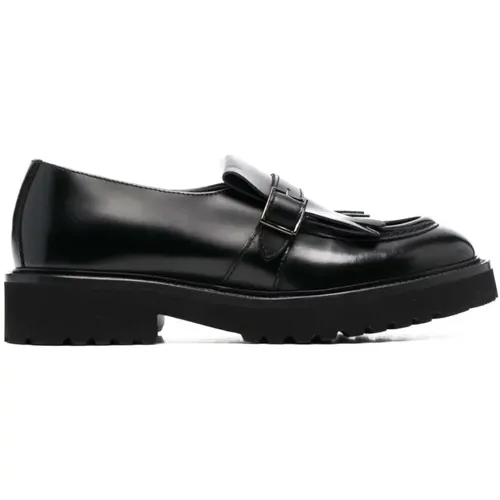 Fringed Leather Loafers , female, Sizes: 4 1/2 UK, 4 UK, 5 1/2 UK, 6 1/2 UK - Doucal's - Modalova