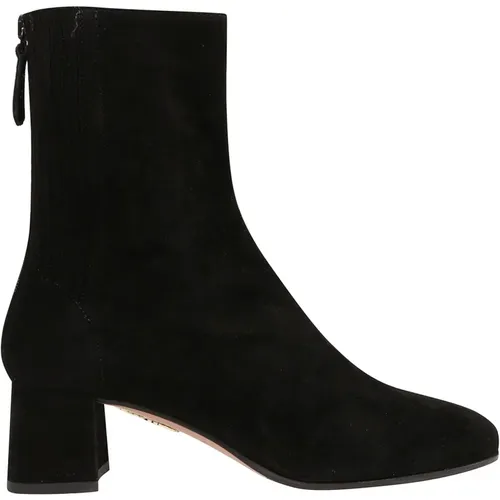 Elegant Bootie with 50mm Heel , female, Sizes: 5 UK - Aquazzura - Modalova