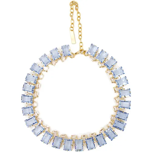 Women's Accessories Necklace Oro Oc2_ Light Sapphire Ss24 , female, Sizes: ONE SIZE - Ermanno Scervino - Modalova