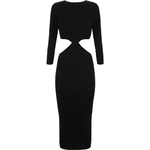 Schwarze Kleider für Frauen , Damen, Größe: L - Elisabetta Franchi - Modalova