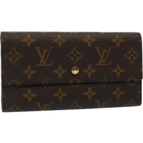 Pre-owned Canvas wallets , female, Sizes: ONE SIZE - Louis Vuitton Vintage - Modalova