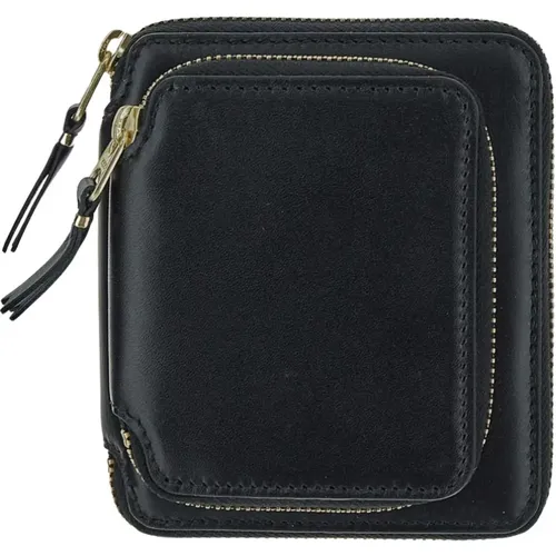 Outer Pocket Leather Wallet - Comme des Garçons - Modalova