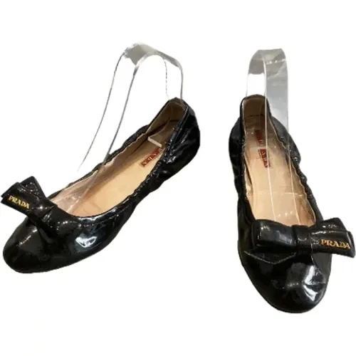 Pre-owned Canvas flats , female, Sizes: 5 UK - Prada Vintage - Modalova