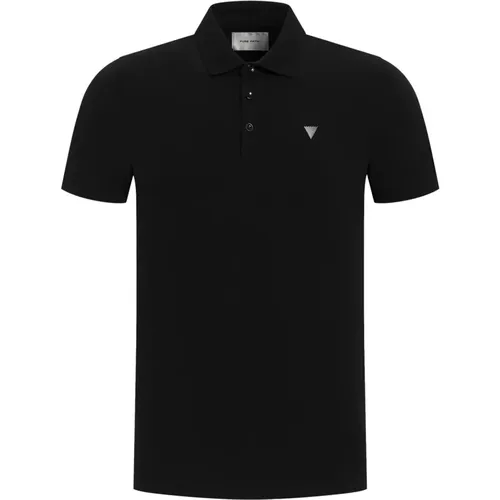 Triangle Polo Schwarz Herren , Herren, Größe: XL - Pure Path - Modalova