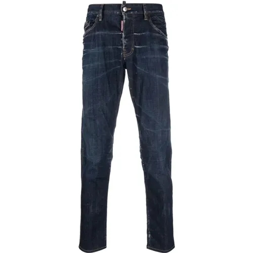 Dunkelblaue Hose Noos , Herren, Größe: XS - Dsquared2 - Modalova