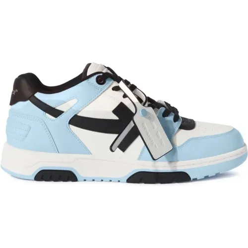 Klare Blaue Sneakers , Herren, Größe: 45 EU - Off White - Modalova