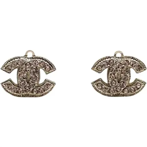 Pre-owned Metal earrings , female, Sizes: ONE SIZE - Chanel Vintage - Modalova