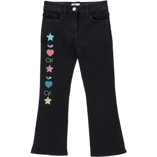 Bestickte Regular Line Jeans 2023 - Chiara Ferragni Collection - Modalova