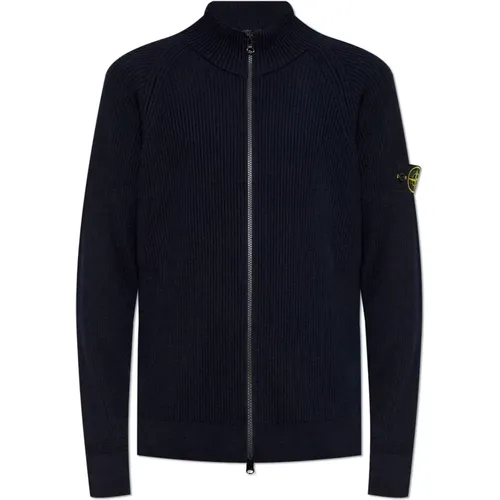 Ribbed Cardigan , male, Sizes: XL - Stone Island - Modalova