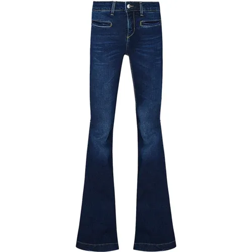 Denim Flare Jeans für Damen , Damen, Größe: W30 - Liu Jo - Modalova