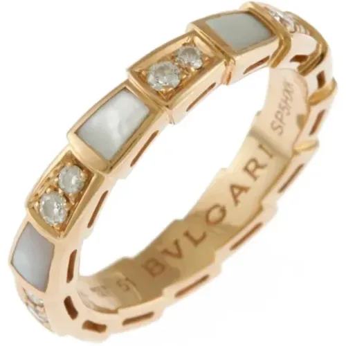 Pre-owned Rose Gold rings , female, Sizes: ONE SIZE - Bvlgari Vintage - Modalova