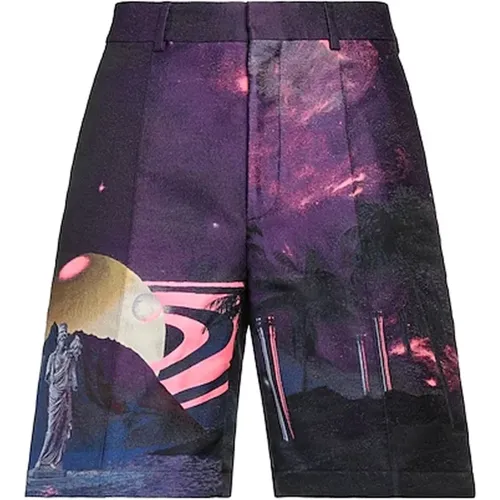 Water Nights Shorts High-Waist Männer , Herren, Größe: M - Valentino - Modalova