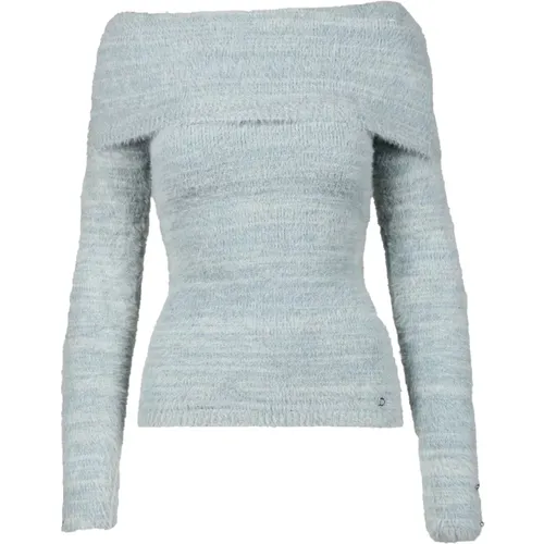 Eleganter Stricktop , Damen, Größe: S - Guess - Modalova