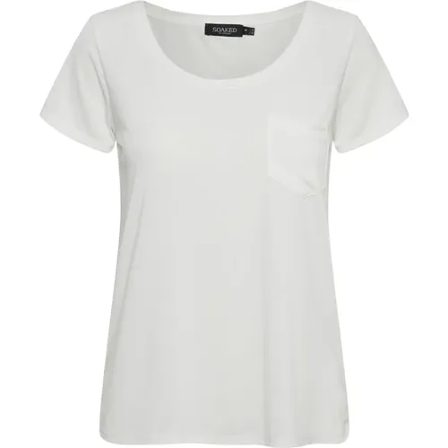 T-Shirts , female, Sizes: M, 2XL, XL, L, S, XS - Soaked in Luxury - Modalova