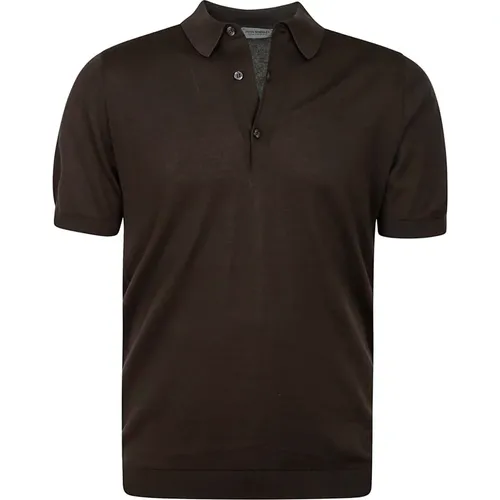 Knitted Polo Shirt Short Sleeves , male, Sizes: 2XL, S, M, L - John Smedley - Modalova