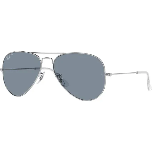 Klassische Aviator Polarisierte Sonnenbrille , unisex, Größe: 55 MM - Ray-Ban - Modalova