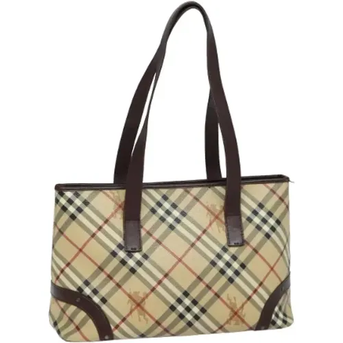 Pre-owned Leather totes , female, Sizes: ONE SIZE - Burberry Vintage - Modalova