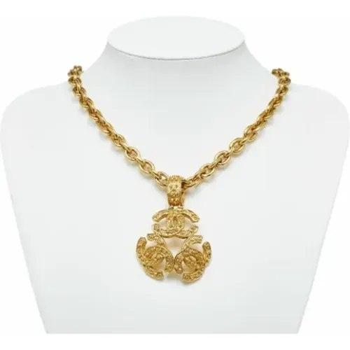 Pre-owned Gold Metal Necklace , female, Sizes: ONE SIZE - Chanel Vintage - Modalova