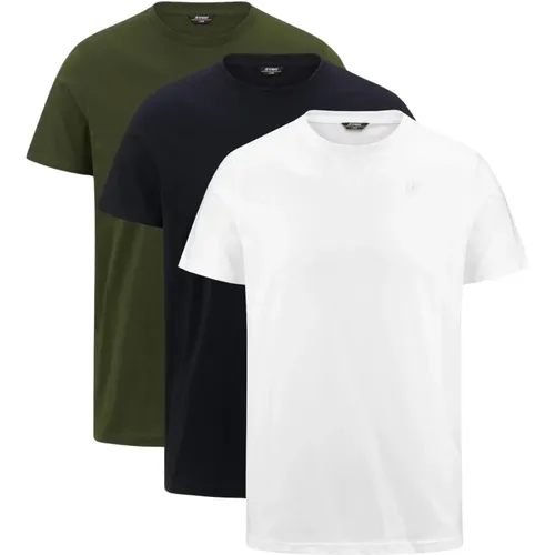 T-Shirts , male, Sizes: 2XL, S, L, XL, M - K-way - Modalova