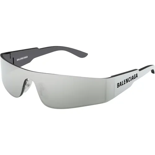 Silver Sunglasses Bb0041S , unisex, Sizes: ONE SIZE - Balenciaga - Modalova