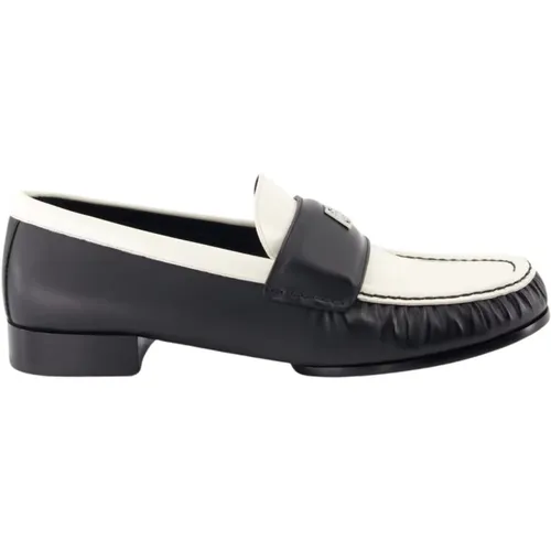 Leder 4G Slip-On Bicolor Schuhe , Damen, Größe: 39 EU - Givenchy - Modalova