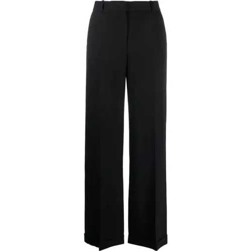 Straight Leg Wool Trousers , female, Sizes: S - TotêMe - Modalova