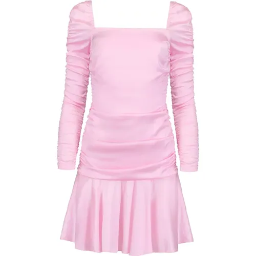 Blush Ruched Mini Dress , female, Sizes: M, XS, S, L - Jaaf - Modalova